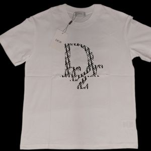 NWT DIOR White/Black Designer Logo Tee Men's size X-Large